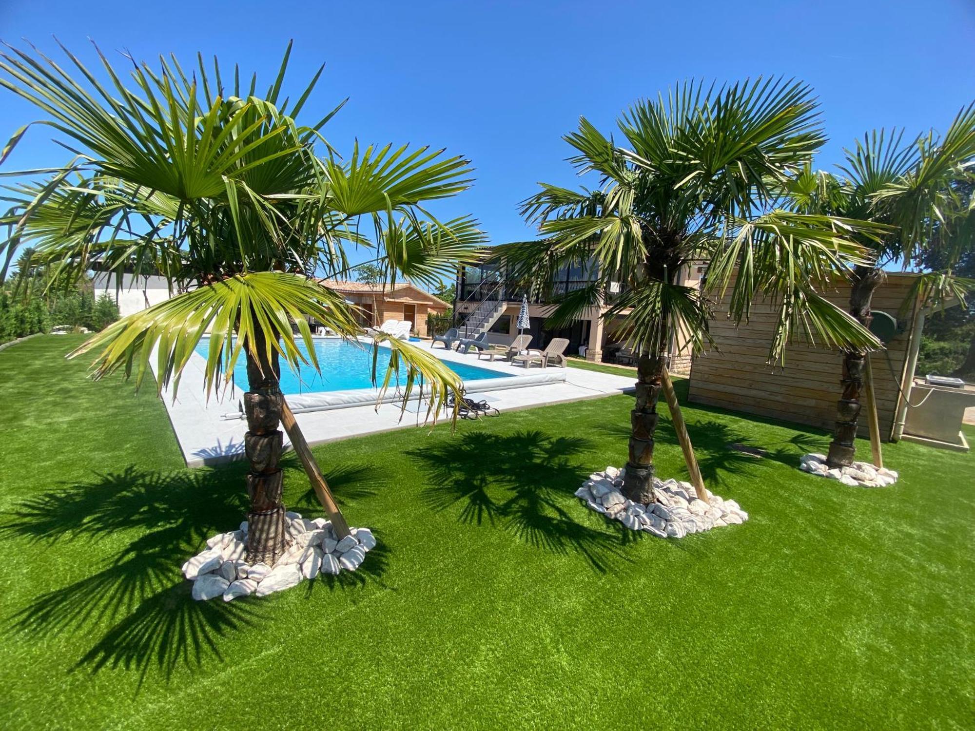 Chambre Dans Logement Partage Chez L Habitant Avec Piscine De 1 A 3 Chambres Grieges Dış mekan fotoğraf